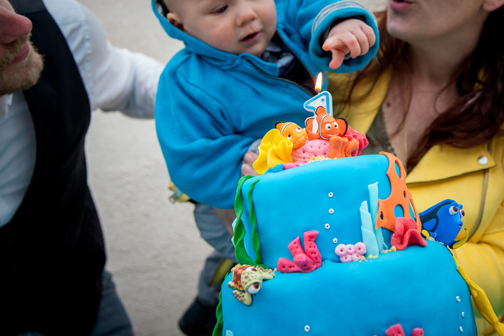 premier anniversaire et gateau