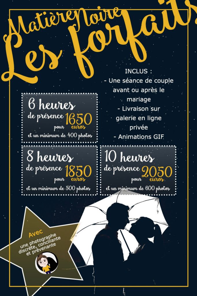 forfaits photos de mariage pour 2026